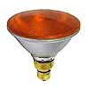 90PAR38QFL/AMBER/SS 130V
